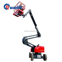 Nacelle articulée automotrice diesel 4x4 de 15-32 m, plateforme de travail tout-terrain à batterie, nacelle élévatrice pour la construction
