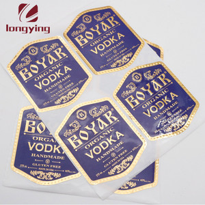 Pegatinas de bate de cricket de marca personalizada, etiqueta de chocolate/<span class=keywords><strong>vino</strong></span>/cerveza, etiquetas de lámina dorada - Product Image 5