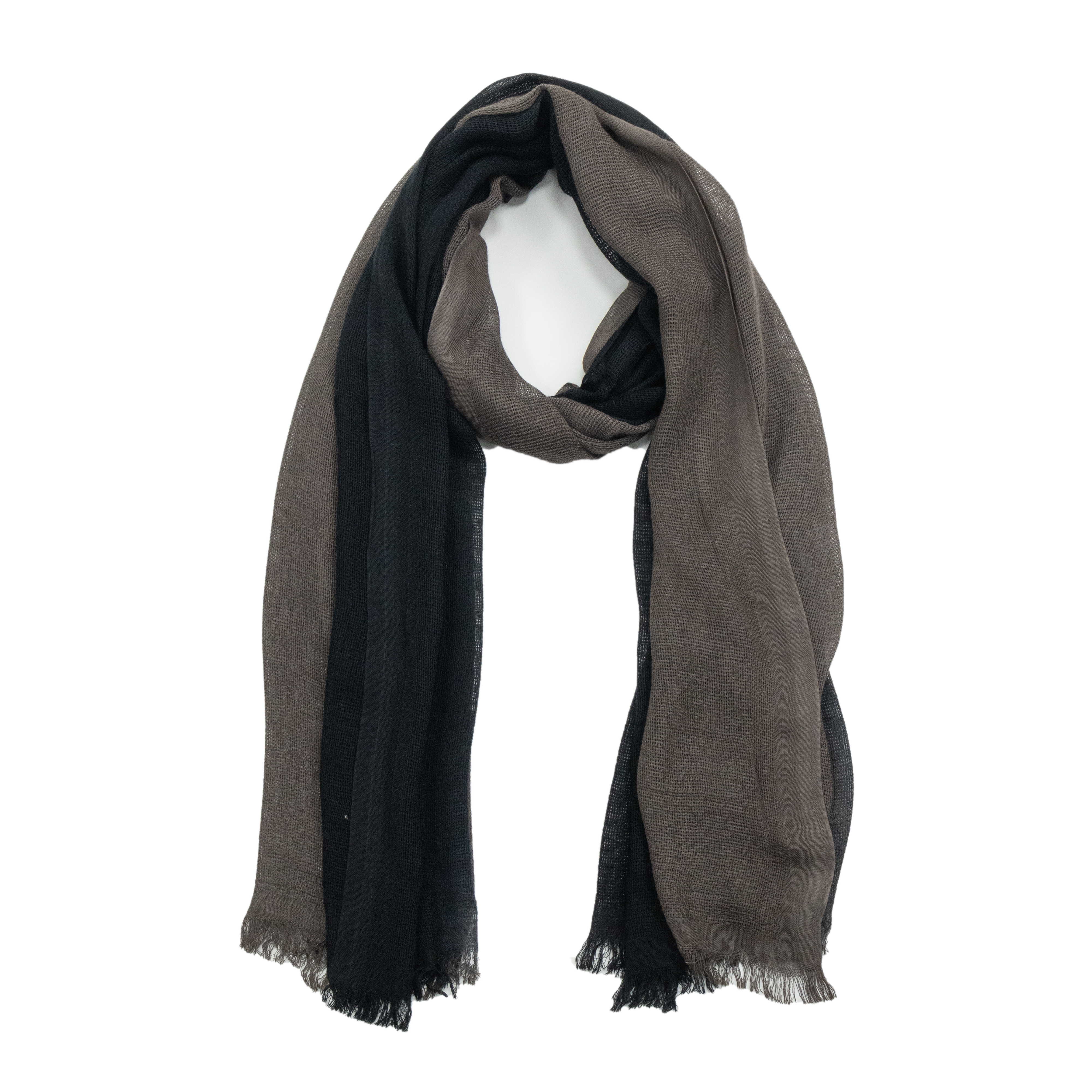 #01	Negro + Marrón Gris Oscuro