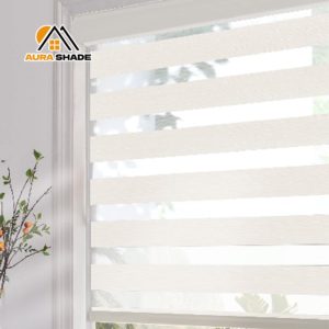 Kapalı çift katmanlı Zebra jaluzi nefes elektrikli modeli Zebra jaluzi tonları motorlu Zebra stor perde perde <span class=keywords><strong>Windows</strong></span> için - Product Image 6
