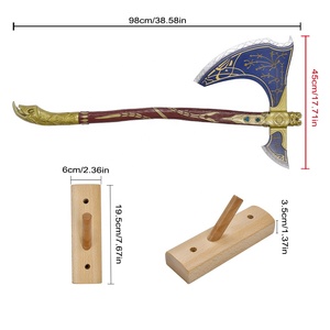 Réplica de Arma Metálica de God of <span class=keywords><strong>War</strong></span> <span class=keywords><strong>Ragnarok</strong></span>, Hacha Leviathan de Kratos, 98 cm, 4 kg, Aleación de Zinc, Totalmente Mejorada, Réplica 1:1 del Juego - Product Image 2