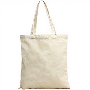 Custom Letter Logo Printed Eco Friendly Recyclable Durable <b>Folding</b> Style Pattern Shopping Tote Cotton Canvas <b>Bag</b> Zipper Closure - Product Image 3