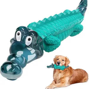 Krokodillen Vormen Taai Kauwspeelgoed Voor Aggregieve Kauwers/Duurzaam Zwaar Hondenspeelgoed/Groot Hondenspeelgoed