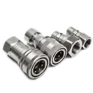 ISOクイックリリースカップリングプッシュインコネクトANV油圧クイックカップリングメンテナンストラック用 - Product Image 5