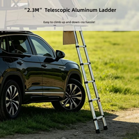 Tente de toit de voiture multifonctionnelle à toit souple, grand espace intérieur, abri de camping portable avec auvent pare-soleil pour le camping familial