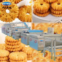 Ligne de production de boulangerie de 60 mètres avec machine à mouler les biscuits et assistance à l'installation