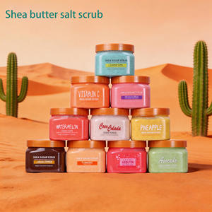 Gommage exfoliant au sucre et au <span class=keywords><strong>sel</strong></span>, Nettoyage de la peau de poulet, Régénération cutanée, Sels de bain corporels, Gel douche hydratant - Product Image 1