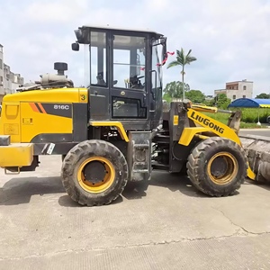 Bon et bon marché utilisé pour la chargeuse sur pneus 816C avec moteur Weichai 4WD bon état à vendre - Product Image 3
