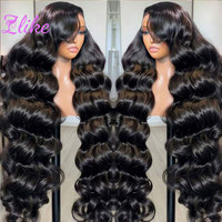 Perruques de cheveux naturels bruts cambodgiens de 40 pouces pour femmes noires, perruques frontales HD en dentelle de cheveux humains vierges vietnamiens avec cuticules alignées