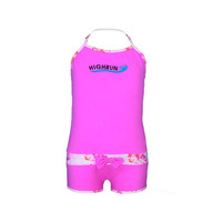 2025 niños extremadamente modesto traje de baño Spandex tela joven nuevo lindo Bikini traje de baño para niños