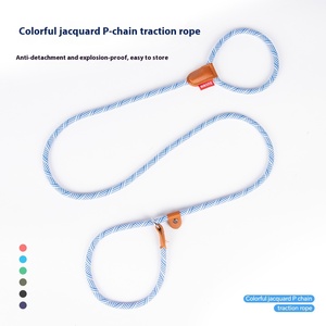 Nylon Ngoài Trời Chống cháy nổ vật nuôi dây xích cho chó đi bộ đào tạo mô hình rắn Ribbon cổ áo cho bichon Pomeranian Teddy Puppy - Product Image 1