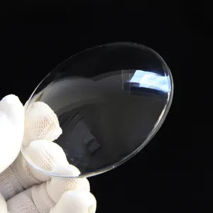 Lentille dôme en verre hémisphérique sphérique non revêtue en matériau BK7/K9 à haute transparence pour caméra sous-marine