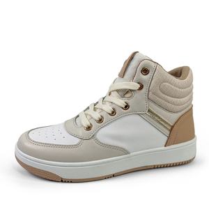 รองเท้าผ้าใบผู้หญิงหลากสีตัดสูง2024ใหม่รองเท้าผ้าใบลำลองรองเท้าสวมใส่ได้ทุกวัน - Product Image 3