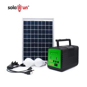Système de panneaux solaires 30W/18V, LiFePO4, 12.8V, 6ah, Mobile, pour éclairage domestique, recharge de téléphone - Product Image 3