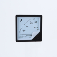 Ampèremètre électrique 6L2-600A, petit ampèremètre en plastique, analogique, pour tableau de bord