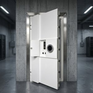 Puerta de Acero de Estilo Minimalista con Cerradura Digital y Protección Antirrobo, Adecuada para Habitaciones de Seguridad en Villas - Product Image 3