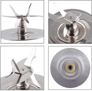 Cuchilla de corte de <span class=keywords><strong>licuadora</strong></span> de acero inoxidable con junta de goma, Compatible con piezas de repuesto de <span class=keywords><strong>oster</strong></span> - Product Image 3
