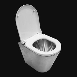Toilettes pneumatiques en acier inoxydable de haute qualité, fabrication italienne, modernes, largement utilisées, OEM ODM pour les trains, les aéroports, les bateaux - Product Image 1