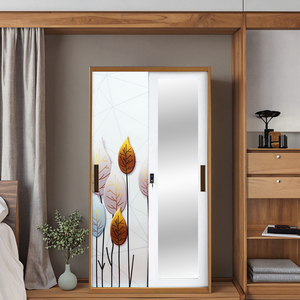 Nouvelle promotion de meubles de maison armoire de rangement pour chambre de fille <span class=keywords><strong>avec</strong></span> porte coulissante peinte miroir armoire placard - Product Image 6