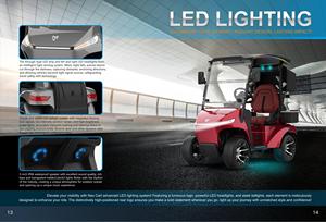 Carrito de Golf Nuevo de Fábrica con Certificación CE para Exportación, de un Solo Asiento, con Cesta y Bolsa para Palos de Golf - Product Image 4
