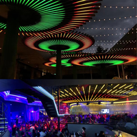 Éclairage de tunnel à pixels LED RGB RGBW adressables, étanche IP66, pour scène, éclairage coloré, club