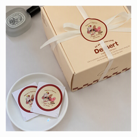 Autocollants d'Anniversaire Personnalisés Vintage Mignons pour Fête, Étiquettes Cadeaux Imperméables pour Emballage et Décoration