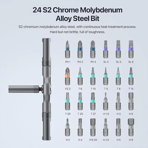 40 in 1 Ratchet <b>Screwdriver</b> <b>Set</b> Multifunctional Steel <b>Bit</b> Magnetic Screw T T-shaped Torque Handle Repair Manual Tools 40 in 1 to - Product Image 3
