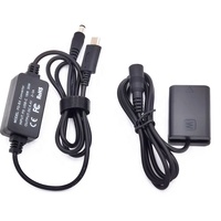 AC-PW20 Coupleur CC USB-C Adaptateur secteur Ensemble pour Sony Alpha A6500 A6400 A6300 A7 A7II A7RII A7SII A7S A7S2 A7R A7R2 RX10 Caméra