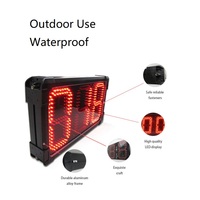 Sistema de Conteo Digital LED de 3 Dígitos, Pantalla Electrónica de Número para Contadores