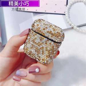 Fundas protectoras <span class=keywords><strong>de</strong></span> lujo con diamantes para <span class=keywords><strong>Airpods</strong></span> 1 <span class=keywords><strong>2</strong></span> 3 4 <span class=keywords><strong>Pro</strong></span> <span class=keywords><strong>2</strong></span> 3, carcasa para auriculares, funda para auriculares inalámbricos - Product Image 5