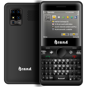 Vente directe d'usine, nouveau produit C300, téléphone QWERTY 2G GSM avec grand écran de 2,4 pouces, téléphone QWERTY - Product Image 5