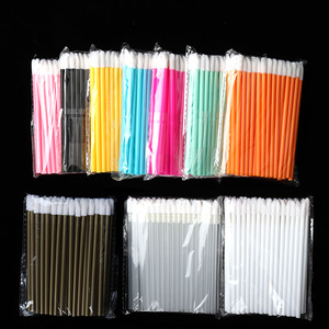 Disposable Solid Makeup Lip Stick Wands Lip Gloss Brush <b>Nail</b> <b>Tool</b> with Nylon Hair - Product Image 1