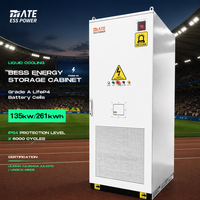 Système de stockage de batteries solaires LifePO4 MATE 135kW 261kWh en armoires, certifié pour les projets de grande capacité de stades sportifs