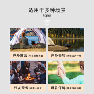 Outdoor Rectangle Roller <b>Cooler</b> <b>Box</b> 38L Wheels Portable Camping Picnic Food Storage Refrigeration Ice Chest 20 Days Ice - Product Image 5