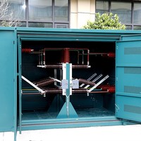 Caja de Distribución de Cables Metálica de Alta Tensión IP66 Personalizada, Equipada con Dispositivo de Interruptor de Circuito de Carga de Gas SF6