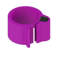 YIAN F-005 Étiquette de pied RFID UHF 134.2KHz, Étiquettes PE, Mini interface NFC, Étiquettes RFID pour oiseaux en forme de bracelet de pied