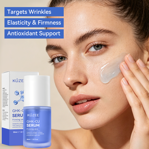 Siero al Peptide di Rame Biologico a Marchio Privato, Riduce Rughe e Linee Sottili, Rassodante al Collagene, Siero <span class=keywords><strong>Viso</strong></span> GHK-Cu al Peptide di Rame Blu - Product Image 5