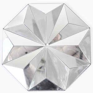 35*35*2.5 cm Light Luxury Household <strong>Octagon</strong> Wall Decorative <strong>Mirrors</strong> Geometric Art Silver Wall Mounted <strong>Mirror</strong> for Living Room - Product Image 2