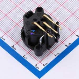 DIN-327 XLR Connector Through hole Component (THT) Connector - Product Image 2