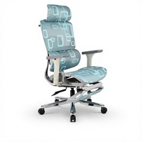 Chaise de bureau ergonomique Yazhi en maille avec appui-tête massant et alimentation USB pour espace de travail