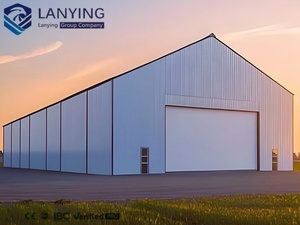 Estructura de Acero Ligero Estándar ASTM para Almacenes Agrícolas Grandes <span class=keywords><strong>con</strong></span> Servicios de Soldadura, Corte y Doblado - Product Image 3