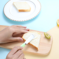 Petit couteau à beurre de cacahuète mignon, couteau à fromage