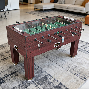 Table de football de table professionnelle classique WQ 48 pouces avec porte-gobelets pour cafés, prix usine, en MDF, personnalisable - Product Image 5