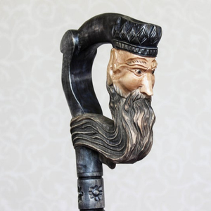 Canne en bois noire élégante Dark King - Product Image 1