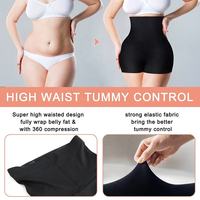 Culotte gainante taille haute en polyamide et élasthanne, respirante, à maintien ferme, rembourrée, écologique, pour femme, rehausseur de hanches