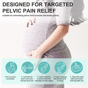 Masseur périnéal chauffant à 5 vibrations, outil de massage périnéal, conçu pour les essentiels du travail d'accouchement et de la naissance - Product Image 6