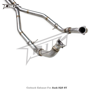ท่อไอเสีย BSK Straight Catback สำหรับ Audi <span class=keywords><strong>SQ5</strong></span> 8Y 3.0T ปี <span class=keywords><strong>2018</strong></span> ขึ้นไป รุ่นใหม่ล่าสุด ทำจากสแตนเลส ท่อไอเสียแบบมีวาล์ว สำหรับรถสตรีทคาร์ ระบบไอเสียแบบดั้งเดิม - Product Image 2