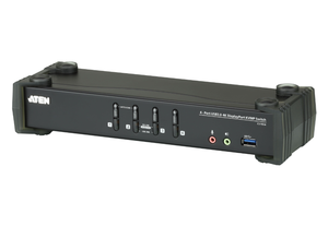 <span class=keywords><strong>ATEN</strong></span> CS1924 <span class=keywords><strong>4</strong></span>-<span class=keywords><strong>Port</strong></span> USB 3.0 4K สำหรับสวิตช์ KVMP พร้อมฮับในตัวและการแชร์เสียง มีสินค้าในสต็อก - Product Image 2