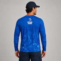 Chemises de pêche personnalisées à sublimation, manches longues, protection solaire UPF 50+, vêtements pour équipes