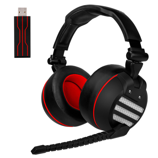 2.4GHz xbox One Headset Adapter for Xbox One 7.1 Sound and Cool LED Light